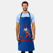 Tablier Noël Rock-N-Roll (Porté)