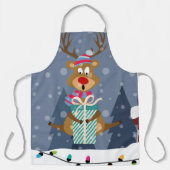Tablier Noël Rudolph (Recto)