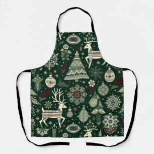 Tablier Noël scandinave