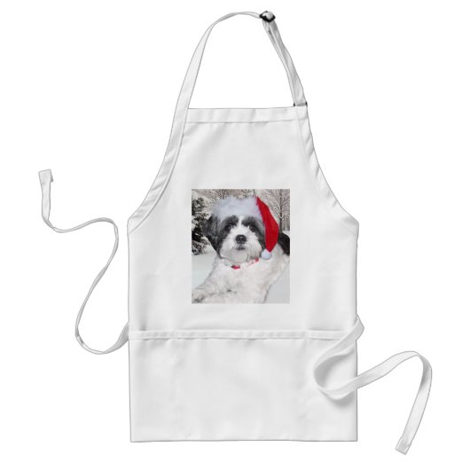 Tablier Noël Shih Tzu (Devant)