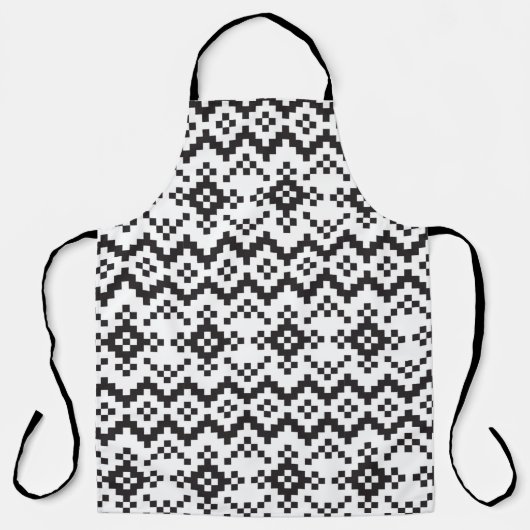 Tablier Noël Snowflakes Fair Isle Seamless Patternart (Recto)