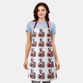 Tablier Noël Sphynx Chat Père Noël Apron (Porté)