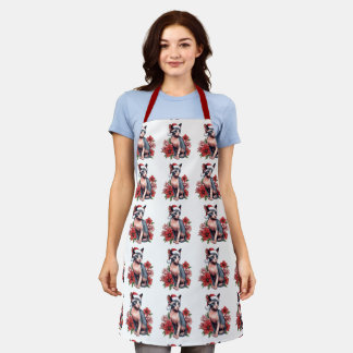 Tablier Noël Sphynx Chat Père Noël Apron