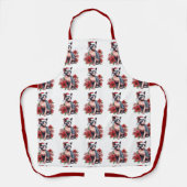 Tablier Noël Sphynx Chat Père Noël Apron (Recto)
