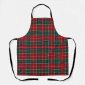 Tablier Noël Tartan Plaid Classique (Recto)