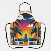 Tablier Noël tropical (Recto)