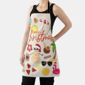 Tablier Noël tropical (Insitu)