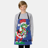 Tablier Noël TySantaSaurus (Porté)