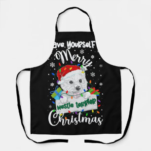 Tablier Noël Westin West Highland White Terrier Noël