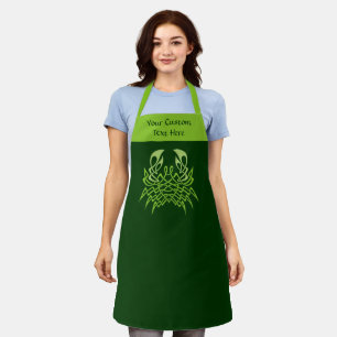 Tablier Nœud celtique du crabe vert