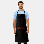 Tablier noir (Porté)