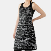 tablier noir avec noms blancs (Insitu)