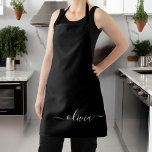 Tablier Noir Blanc Moderne Minimaliste Élégant Monogramme<br><div class="desc">Découvrez notre collection minimaliste moderne de monogrammes noirs et blancs : Faites preuve de simplicité et de sophistication grâce à nos designs minimalistes, conçus pour élever votre style sans effort. Réalisée avec un oeil attentif pour l'esthétique moderne, cette collection présente des motifs noirs et blancs épurés accentués par des monogrammes...</div>