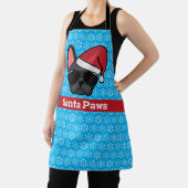 Tablier Noir de Noël Bulldog Apron (Insitu)