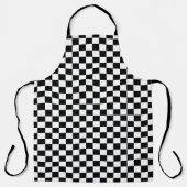 Tablier noir et blanc classique (Recto)