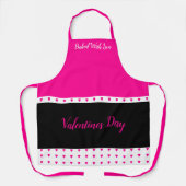 Tablier Noir Et Rose Clair (Recto)