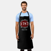 Tablier noir légende (Porté)