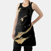 Tablier Noir Marbre Or (Insitu)