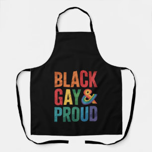 Tablier Noirs gays et fiers LGBTQ Noirs queer