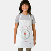 Tablier Noisette traditionnelle botanique de Noël mignon (Insitu)