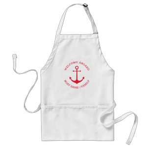 Tablier Nom de bateau personnalisé Bienvenue à bord de l'a