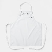 Tablier Nom de la signature du boudin noir (Recto)