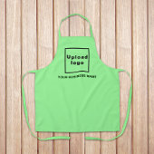 Tablier Nom de l'entreprise et logo vert pâle