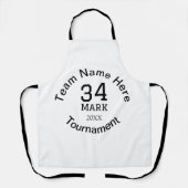 Tablier Nom de l'équipe ici ajouter nom tournoi année text (Recto)