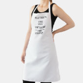 Tablier Nom de l'homme mythe légende (Insitu)