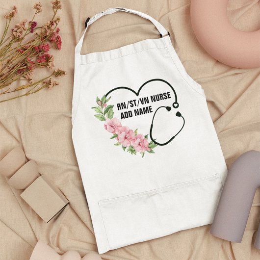 Tablier Nom de l'infirmière étudiante-inscrite-ancienne