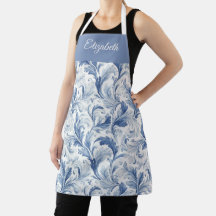 Nom de motif de toile de pays français bleu