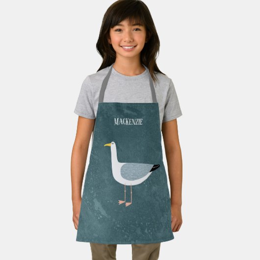 Tablier Nom de mouette mignonne (Insitu)