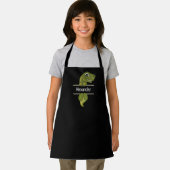 Tablier Nom d'enfant personnalisé Dinosaur Garçons (Insitu)