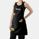 Tablier Nom des abeilles jaunes noirs (Insitu)