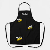 Tablier Nom des abeilles jaunes noirs (Recto)