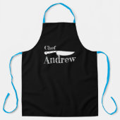 Tablier Nom du chef personnalisé Apron - Outil de cuisine  (Recto)