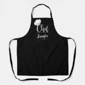 Tablier Nom du chef personnalisé Cadeau de cuisine pour ho (Recto)