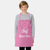 Tablier Nom du chef personnalisé Cuisine Amour Cuisine per (Porté)