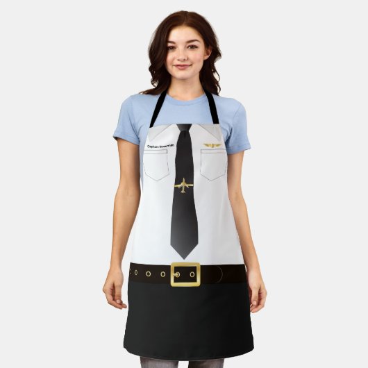 Tablier Nom du commandant de bord Uniforme (Porté)