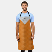 Tablier Nom du logo de la société promotionnelle Orange &  (Porté)