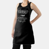 Tablier Nom du monogramme de l'artiste de maquillage perso (Insitu)