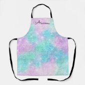 Tablier Nom Iridescendant personnalisé Kitchen Apron (Recto)