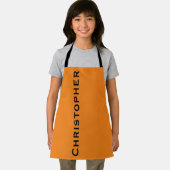 Tablier Nom Jumbo Bold personnalisé Choisissez votre coule (Insitu)