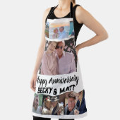 Tablier Nom moderne personnalisé 7 Anniversaire photo (Insitu)