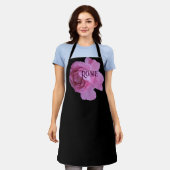 Tablier Nom personnalisable tendance Rosie rose rose rose  (Porté)