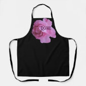 Tablier Nom personnalisable tendance Rosie rose rose rose  (Recto)