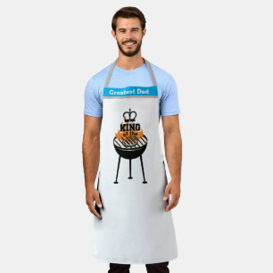 Tablier Nom personnalisé Apron, Drôle Roi du Grill