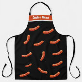 Tablier Nom Personnalisé Big Hot Dog Apron Funny Aprons Po (Recto)