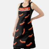 Tablier Nom Personnalisé Big Hot Dog Apron Funny Aprons Po (Insitu)