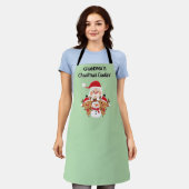 Tablier Nom personnalisé ! cadeau de Noël (Porté)